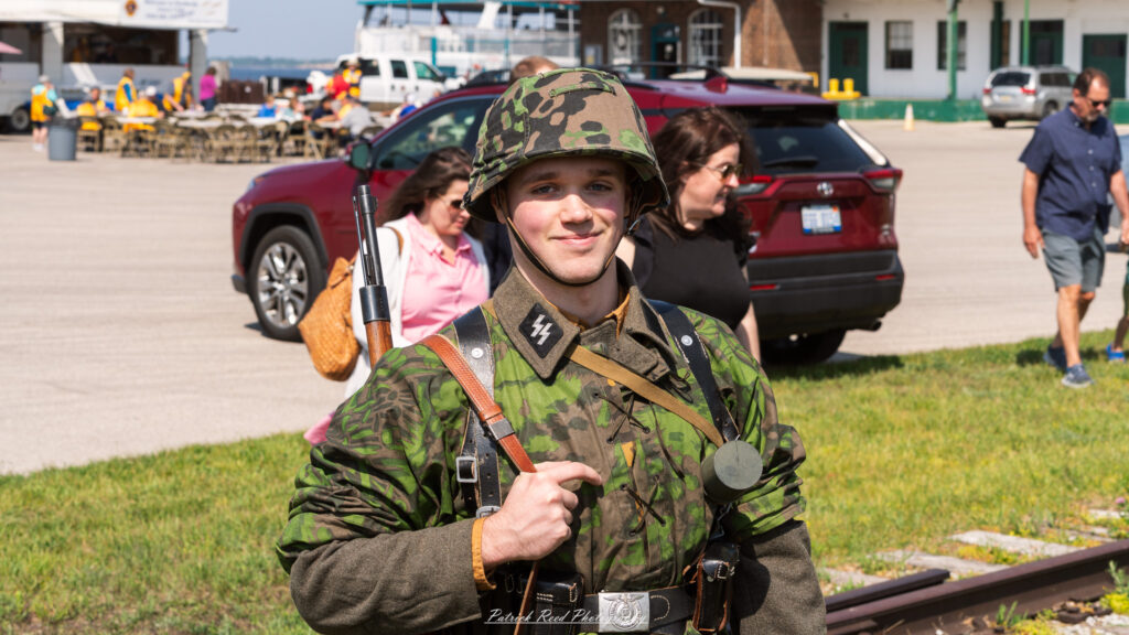 German WWII Reenactors – USS LST 393 Reenactment, June 7th, 2025